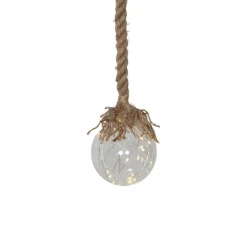 LED sfeerlamp Jutta, glasbol Ø 10 cm