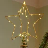 LED sfeerlamp Kerst Top, goud