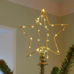 LED sfeerlamp Kerst Top, goud