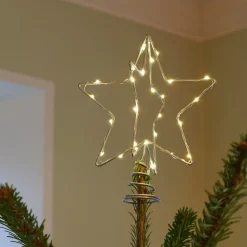 LED sfeerlamp Kerst Top, zilver