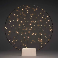 LED sfeerlamp metalen silhouet ring voor binnen