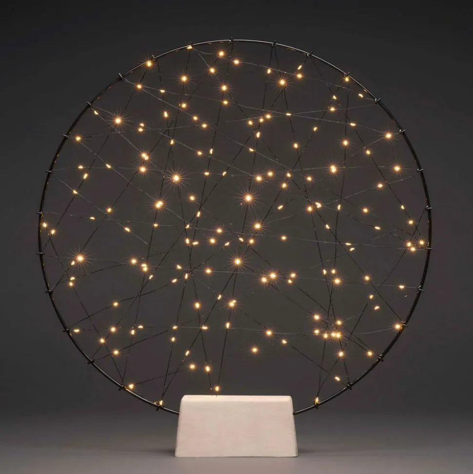 LED sfeerlamp metalen silhouet ring voor binnen