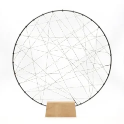 LED sfeerlamp metalen silhouet ring voor binnen