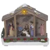 LED sfeerlamp Nativity, batterijvoeding, 19 cm