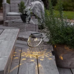 LED sfeerlamp op zonne-energie Pireus van glas