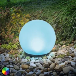 LED sfeerlamp Solarball meerkleurig, Ø 20 cm