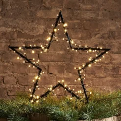 LED sfeerlamp Spiky met aardspies, 60 cm