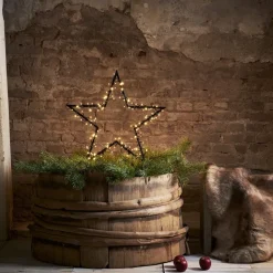 LED sfeerlamp Spiky met aardspies, 60 cm