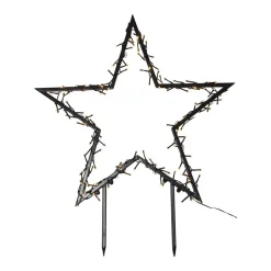 LED sfeerlamp Spiky met aardspies, 60 cm