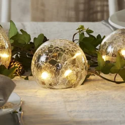 LED sfeerlamp Triss van glas, transparant