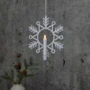 LED sfeerlamp vlam Snow met waskaars