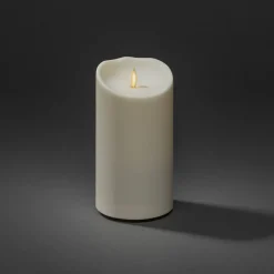 LED sierkaars IP44 roomwit gesmolten 18,4cm