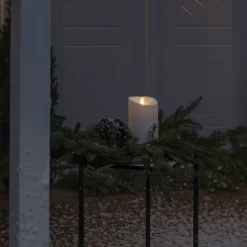 LED sierkaars IP44 roomwit gesmolten 18,4cm