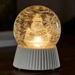 LED sneeuwbol Santa met sneeuwvaleffect