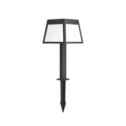 LED sokkellamp Altilia, hoogte 56 cm, zwart, sensor