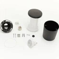 LED sokkellamp Carlo zwart 3,5W CCT hoogte 25cm