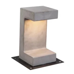 LED sokkellamp E191 van beton, hoogte 30 cm