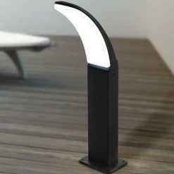 LED sokkellamp Fiumicino in gebogen vorm