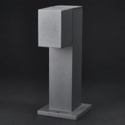 LED sokkellamp Lorik, 30 cm, antraciet, aluminium