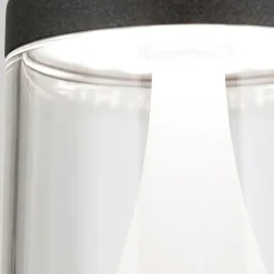 LED sokkellamp Midnight, Anti-UV-diffusor, IP65