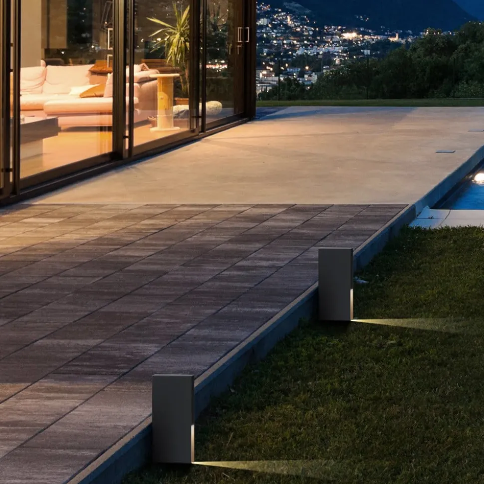 LED sokkellamp ORION Post 260 antraciet 840