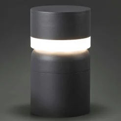 LED sokkellamp Sete, donkergrijs