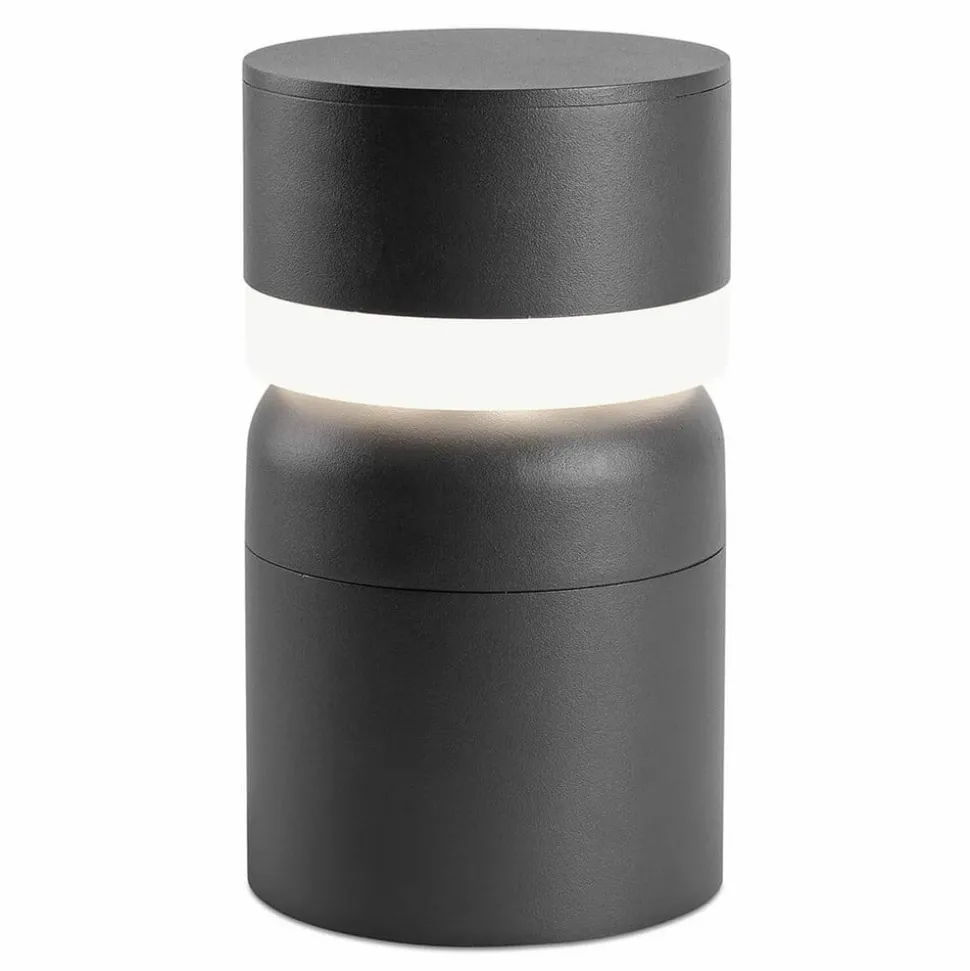 LED sokkellamp Sete, donkergrijs