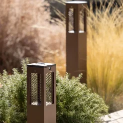 LED sokkellamp Tradition Sensor Corten 40cm