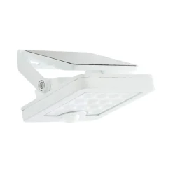 LED solar buitenspot Luton Sensor, wit, breedte 13 cm