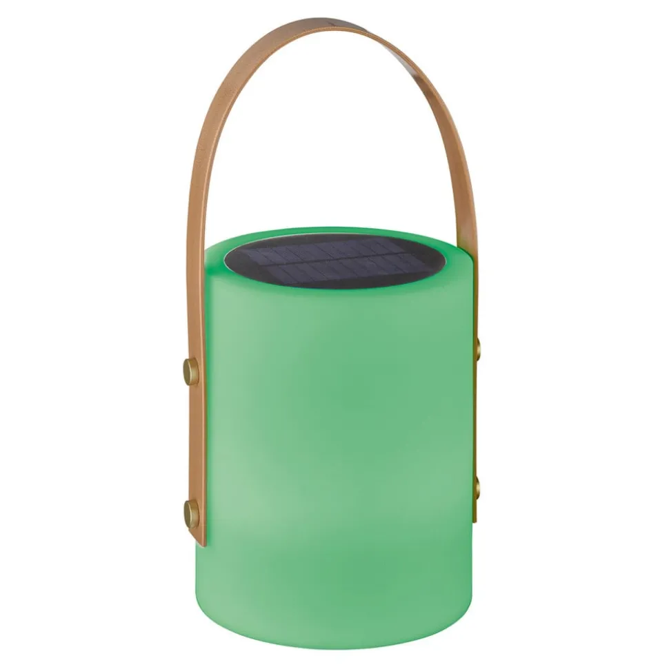 LED solar tafellamp Bari met RGB-kleurverandering