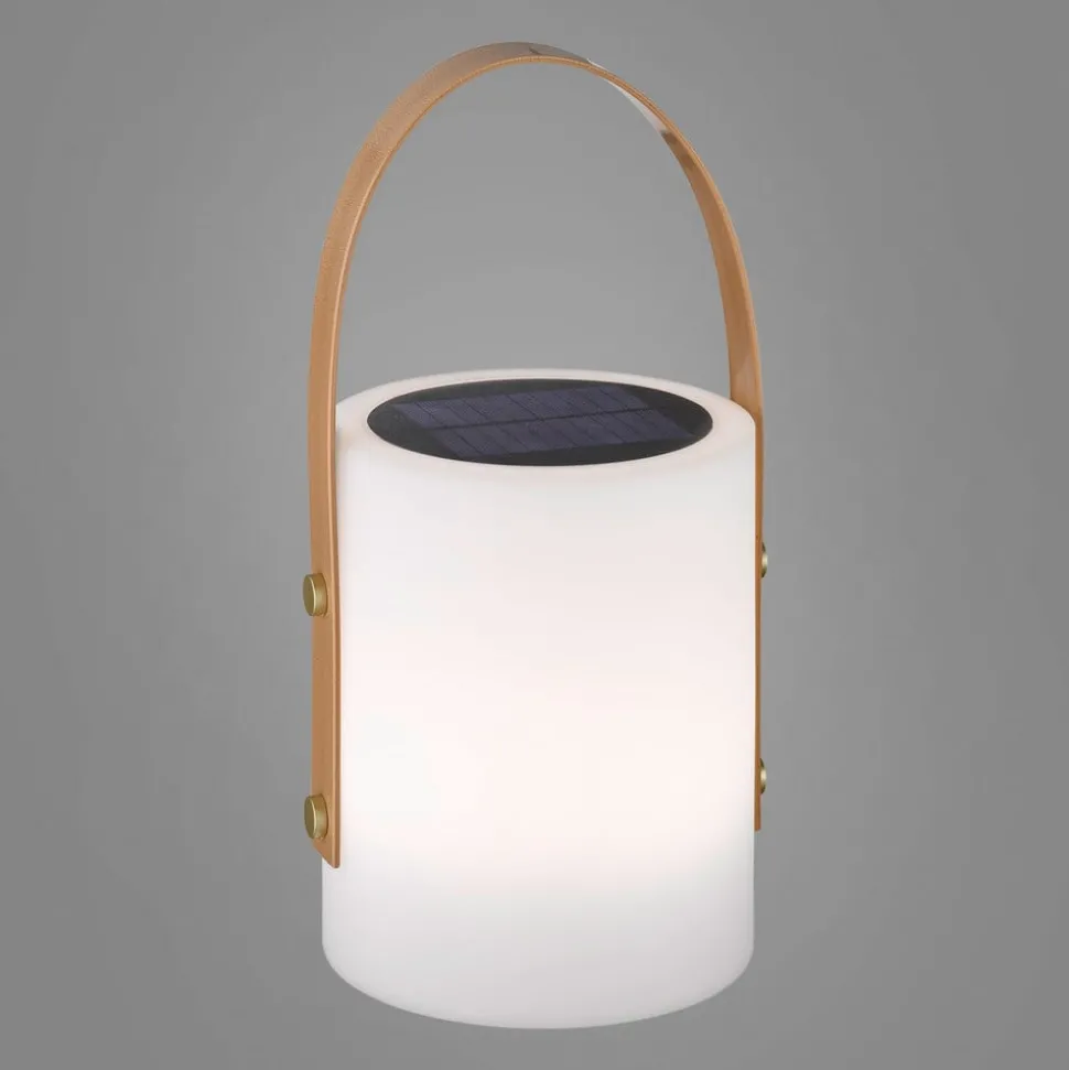 LED solar tafellamp Bari met RGB-kleurverandering