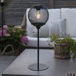 LED solar tafellamp Sunlight met Netzgeflecht
