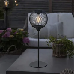 LED solar tafellamp Sunlight met Netzgeflecht