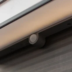 LED solar wandlamp Doblo met sensor, breedte 35cm