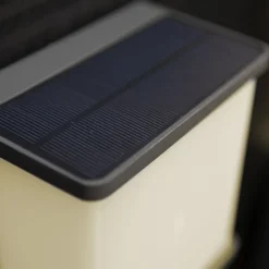 LED solar wandlamp Doblo met sensor, breedte 15cm