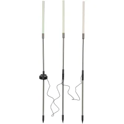 LED solarlamp Bubbly per set van 3, meerkleurig