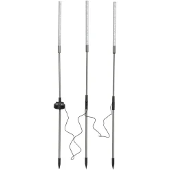 LED solarlamp Bubbly per set van 3, warmwit