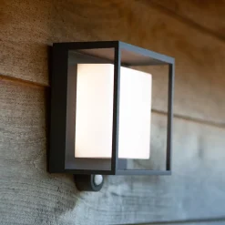 LED solarlamp Curtis met bewegingssensor