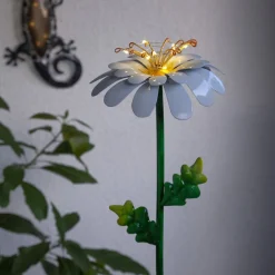 LED solarlamp Daisy in madeliefjesvorm