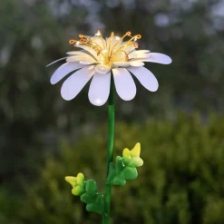 LED solarlamp Daisy in madeliefjesvorm