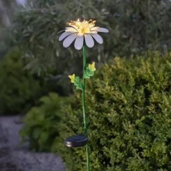LED solarlamp Daisy in madeliefjesvorm