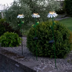 LED solarlamp Daisy in madeliefjesvorm