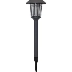 LED solarlamp Filip in grafiet met aardspies