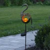 LED solarlamp Melilla Bird in flamingo-vorm