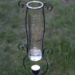 LED solarlamp Pluvio met regenmeter