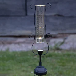 LED solarlamp Pluvio met regenmeter