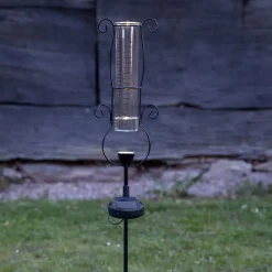 LED solarlamp Pluvio met regenmeter
