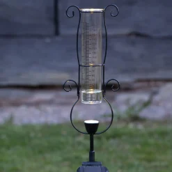 LED solarlamp Pluvio met regenmeter