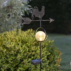 LED solarlamp Windy, toont de windrichting