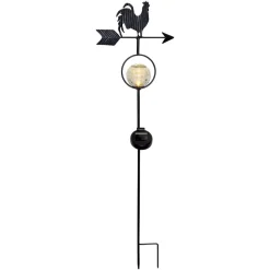 LED solarlamp Windy, toont de windrichting